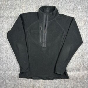 Patagonia‎ Polartec 1/2 Zip Pullover Jacket R2 Black Women Medium Black 40180
